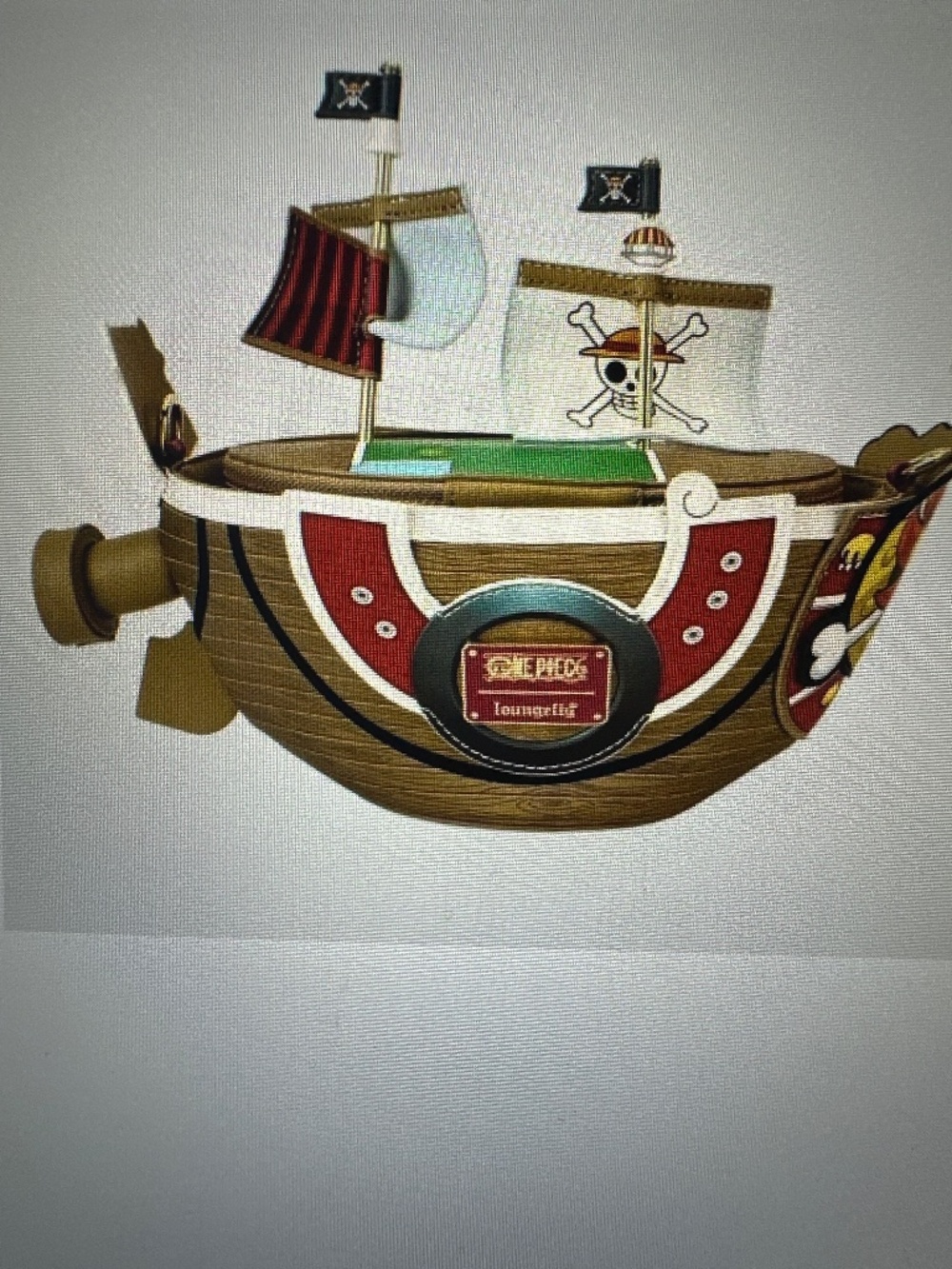 Loungefly One Piece Thousand Sunny Ship Figural crossbody Bag